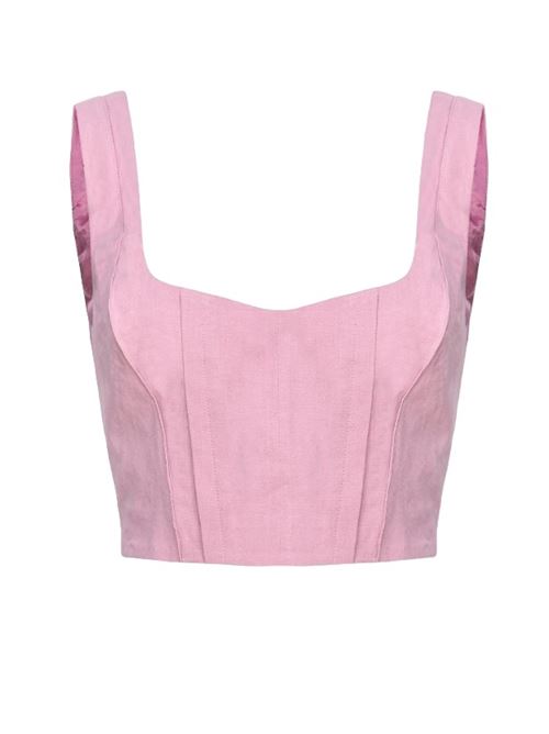 Top crop misto  lino Pinko | 102787-A0IM.N98